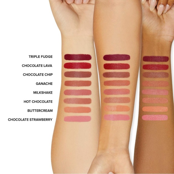 NEW $29 Too Faced Cocoa Bold Lipstick in Triple Fudge - Picture 2 of 9